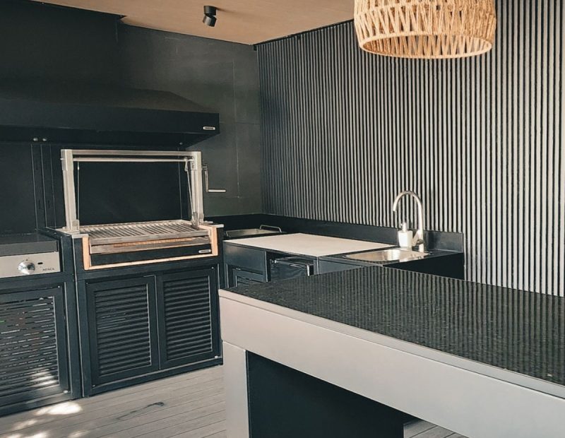 Post de Facebook Inmobiliaria Fotográfico Moderno Azul y Gris